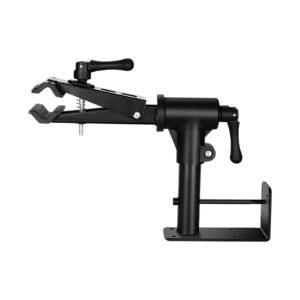 DYNWAVE Bike Repair Stand Storage Bicycle Repair Rack Stand Wall Mount or Bench Mount Quick Release Rotatable Bicycle Display Stand