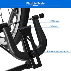 Greensen Bike Wheel Truing Stand, Wheel Tire Foldable Home Mechanic Truing Stand Professional Mountain Road Rim Maintenance Tool Suitable for 16" - 29" Wheels