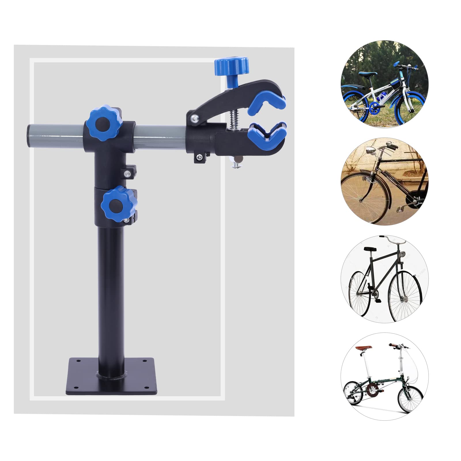 WenDissy Bike Repair Stand Wall Mounted Rack, Workstand Bike Clamp Height Adjustable Home Bicycle Maintenance Rack Bike Repair Rack for Road Mountain Bikes