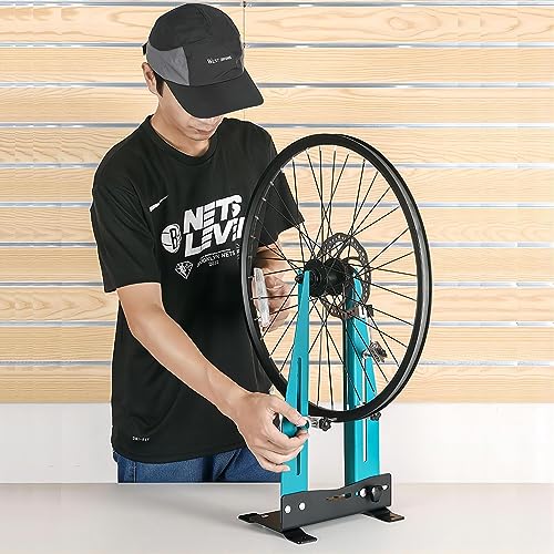 Mimoke Bicycle Wheel Truing Stand for 16 - 29 Inch Wheels [Width 90MM-150MM] Calibration Stand Wheel Maintenance Rims