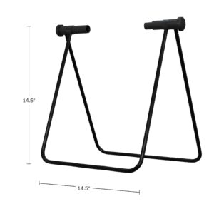 Bike Repair Stand - Foldable Bicycle Stand for Maintenance and Repairs with Adjustable Chainstay Mounts - Bike Accessories by RAD Sportz, Black, Large