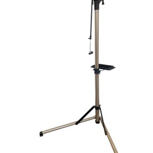 Petra Sports BikeDoc Foldable Bicycle Repair Stand. Portable, Height Adjustable Mechanics Work Stand w/Magnetic Tool Tray & 360° Quick Release Clamp. Supports Up To 66Lbs.