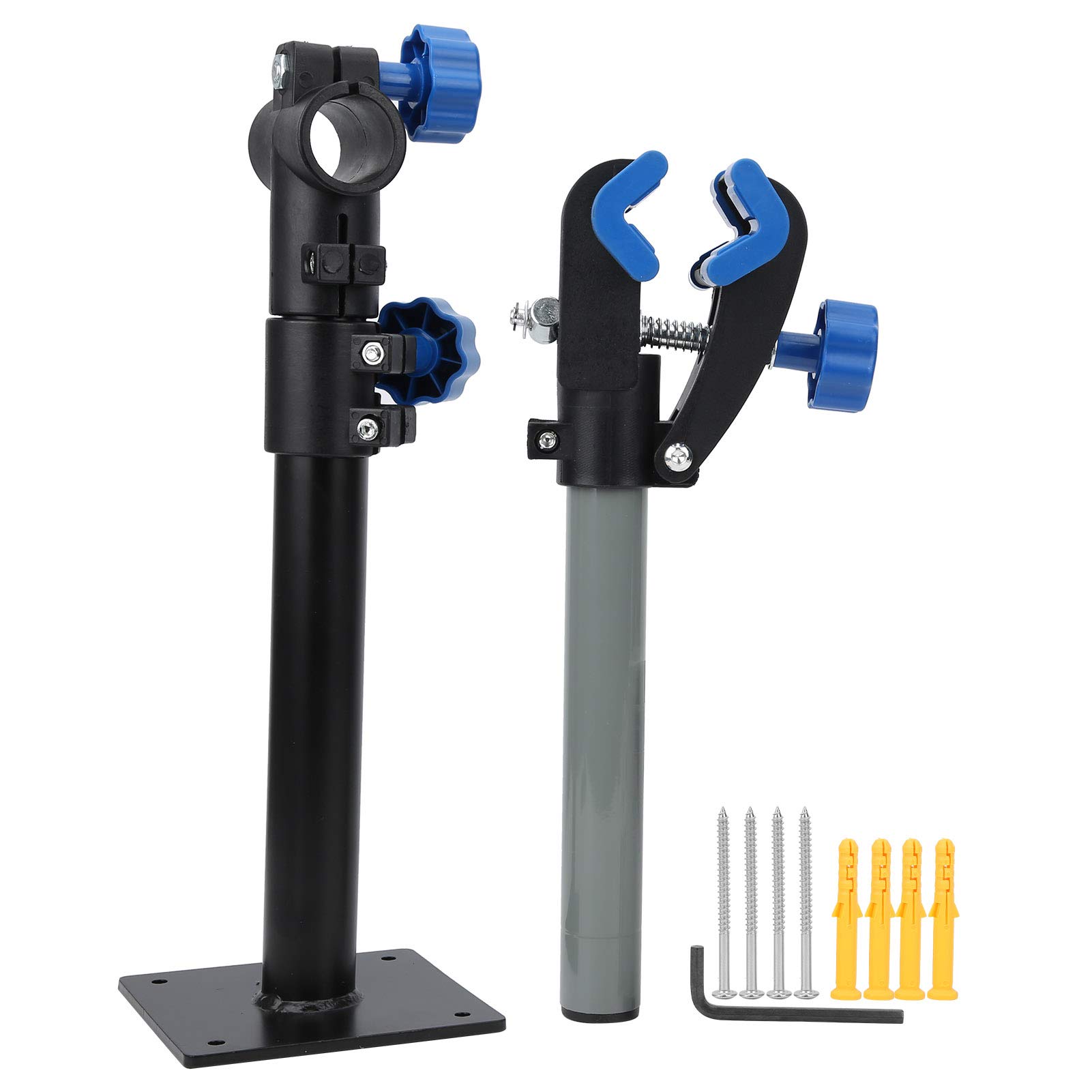 Tefola Bicycle Repair Rack, Bike Repair Stand Wall Mount Rack Bicycle Height Adjustable Clamp Maintenance Workstand