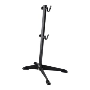 dynwave bicycle repair stand bikes work stand height adjustment portable strong load bearing sturdy mounting stand washing stand for mountain bike, black