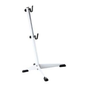 kowaku bicycle repair stand bikes work stand parking stand anti slid multifunctional bike floor rack height adjustment for apartment, basement, white