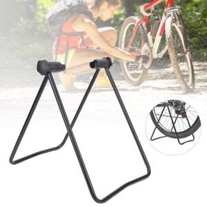 Bicycle Stand, Thin Wall Steel Foldable Bicycle Stand Tube Bike Kickstand Support U Shape Repair Stand, for Mountain Bike Cycling Foot Rack Parking Frame Bracket Equipment