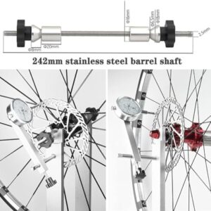 Biking Maintenance Tools Bicycle Wheel Truing Stand, Wheel Tuning Repair Tool Kit, Professional Bike Wheel Repair Truing Bearing Workstands, 10-29" Bicycle Mechanic Repairing Rack