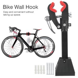 Bike Repair Stand, Wall-Mounted Bike Clamp Adjustable Bicycle Mechanic Rack for Garage or Home