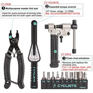 27 Piece Bike Tool Kit - Bike Tools Maintenance Repair Kit - Mountain/Road Bike Bicycle Repair Tool Kit With Storage Case