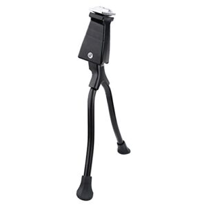 Foot Stand, Prcatical Mountain Bike Foot Stand Mount Road Double Legs Park Stand for 26 Inches Or Higher and Spare Parts