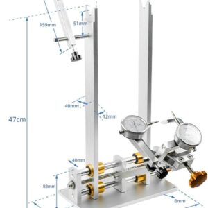 Bicycle Wheel Truing Stand, Wheel Tuning Repair Tool, Bicycle Wheel Repair Truing Bearing Stand, Bike Hub Maintenance Repair Platform for 10"-29" Wheels