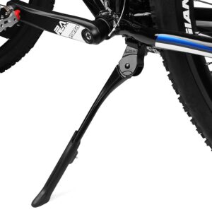 bv adjustable bicycle bike kickstand with concealed spring-loaded latch, for 24-29 inch bicycles