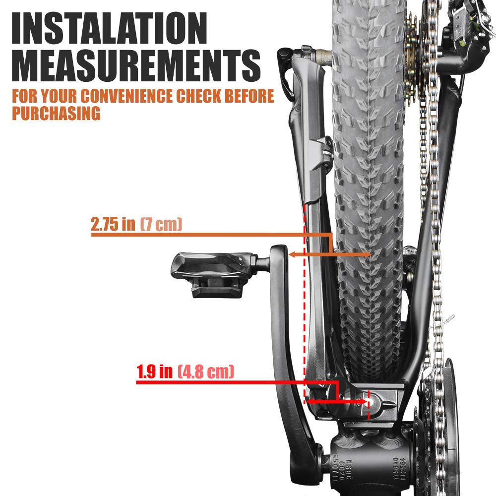 BV Adjustable Bicycle Bike Kickstand with Concealed Spring-Loaded Latch, for 24-29 Inch Bicycles