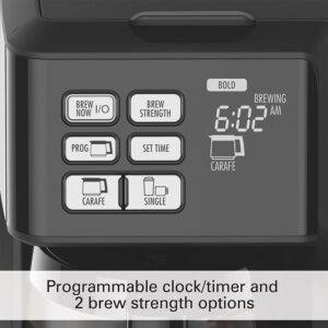 Hamilton Beach FlexBrew 2-Way Brewer Programmable Coffee Maker (49976) Bundle with Support Extension