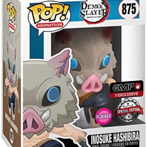 Funko Pop Animation: Demon Slayer - Inosuke Exclusive (Flocked)