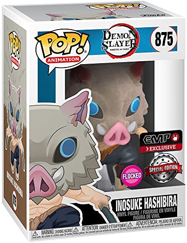 Funko Pop Animation: Demon Slayer - Inosuke Exclusive (Flocked)