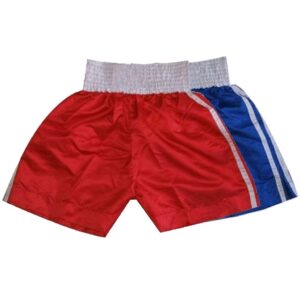 Ultimate - Classic Boxing Shorts - 100% Polyester - Elastic Waist - Boxing MMA Muay Thai (Red, XXL)