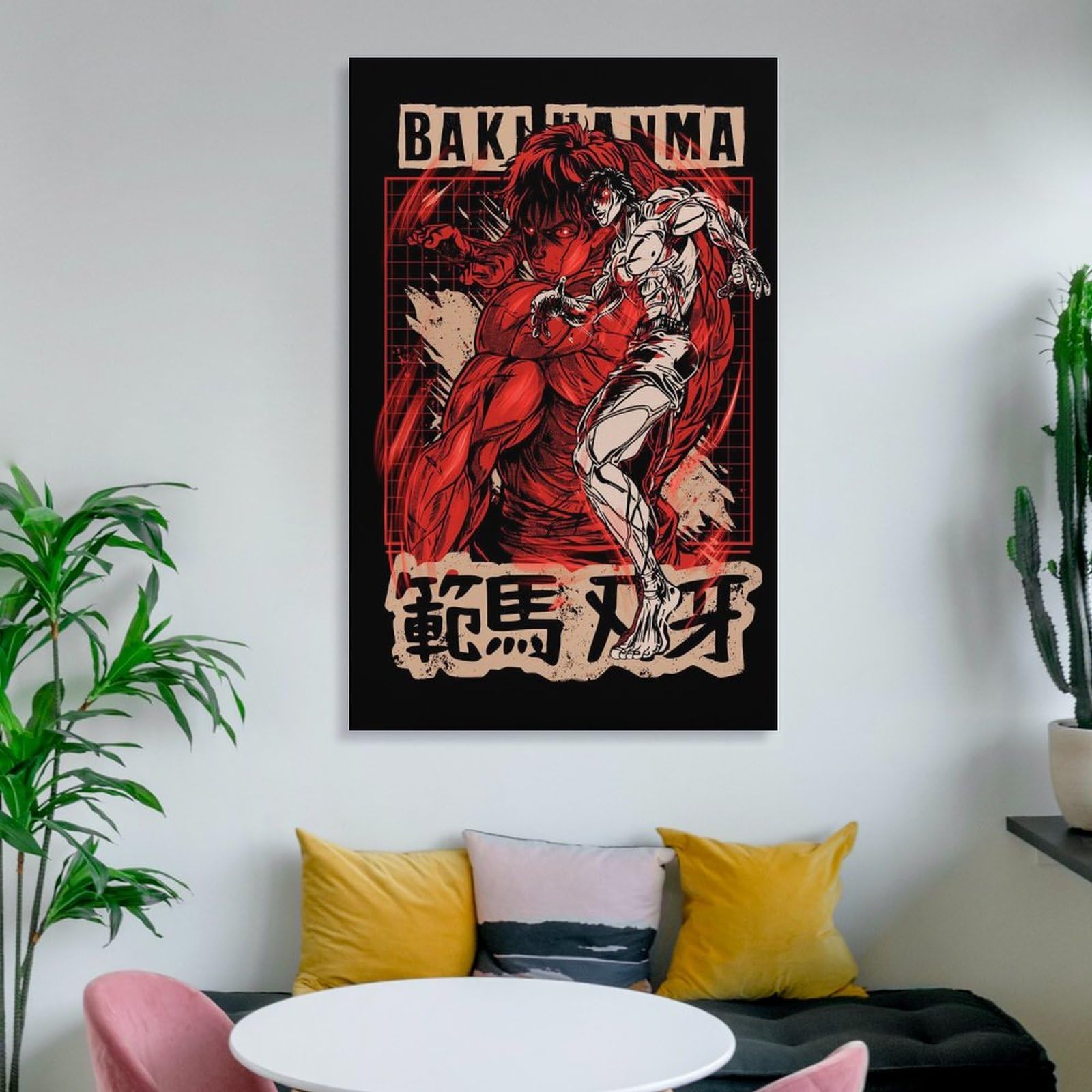 Manga Anime Poster Poster Baki The Grappler Poster Decoration (2) Wall Art Paintings Canvas Wall Decor Home Decor Living Room Decor Aesthetic 08x12inch(20x30cm) Unframe-style