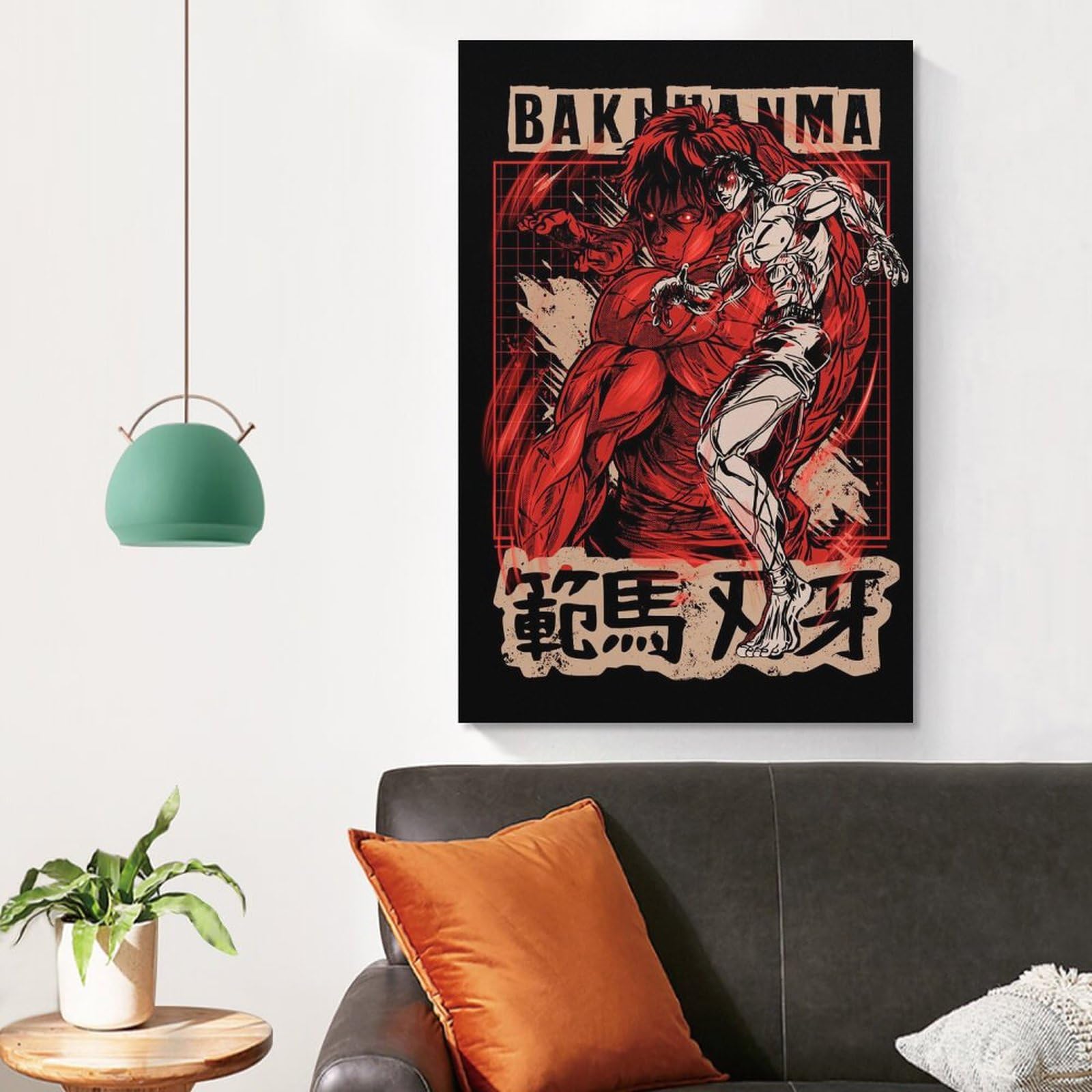 Manga Anime Poster Poster Baki The Grappler Poster Decoration (2) Wall Art Paintings Canvas Wall Decor Home Decor Living Room Decor Aesthetic 08x12inch(20x30cm) Unframe-style