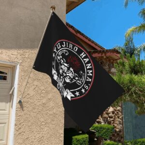 Anime Baki The Grappler Yujiro Hanma Flag Fashion Garden Flags For Outdoor Indoor Decoration House Party 3x5ft