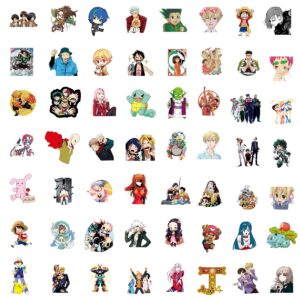 200PCS Anime Stickers Mixed Pack,Trendy Various Manga Stickers Vinyl Decals for Hydroflask Water Bottles Book MacBook Laptop Phone Case