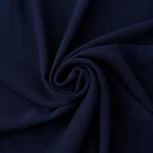 Yeieeo Bubble Chiffon Hijab Premium Chiffon Wrap Head Scarf(Navy Blue)