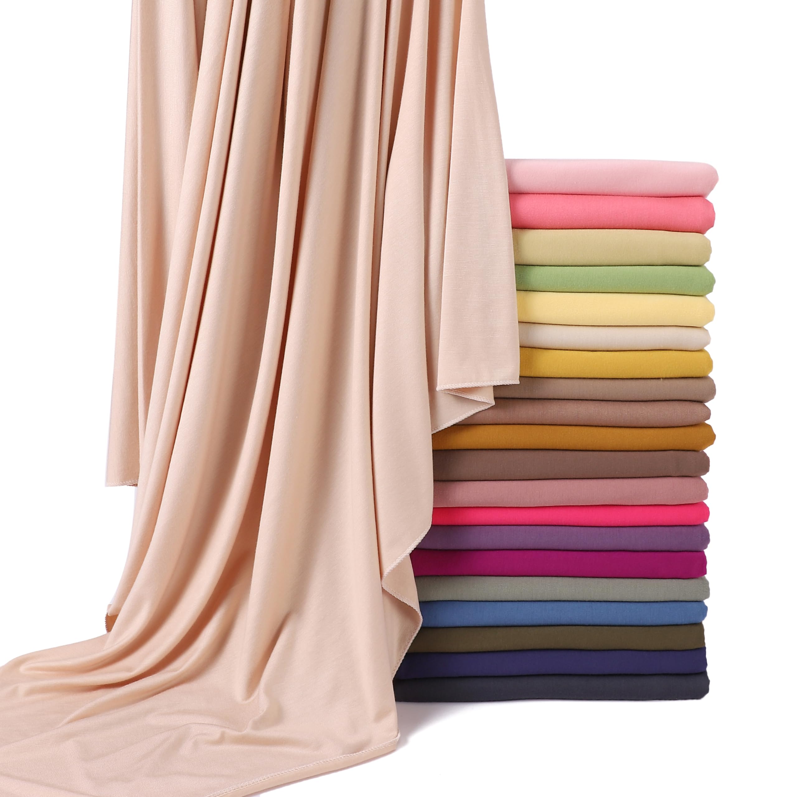 NOOR Elevate Your Elegance Luxe Jersey Hijab Trio - Soft, Breathable & Stylish Wraps in Timeless Shades