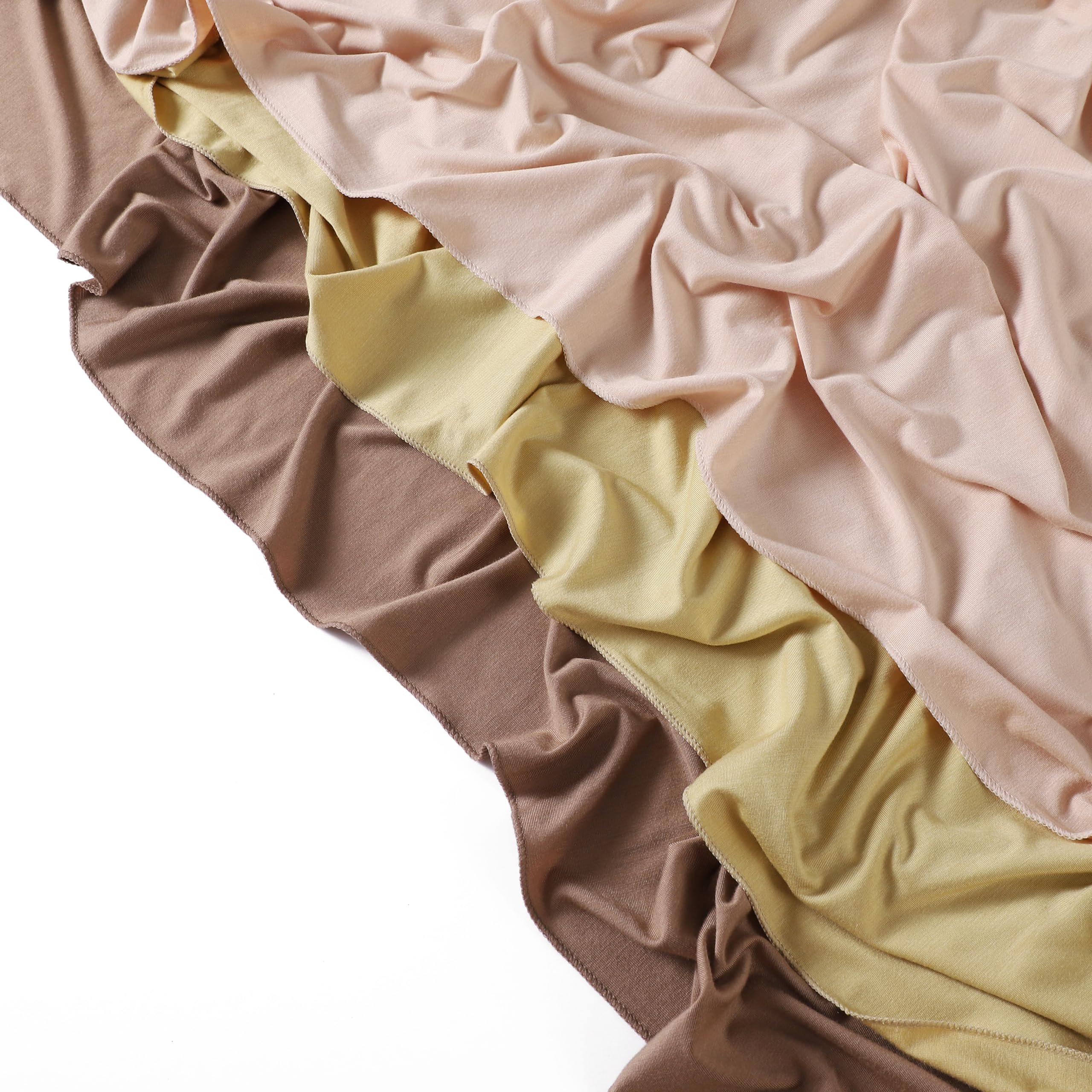 NOOR Elevate Your Elegance Luxe Jersey Hijab Trio - Soft, Breathable & Stylish Wraps in Timeless Shades