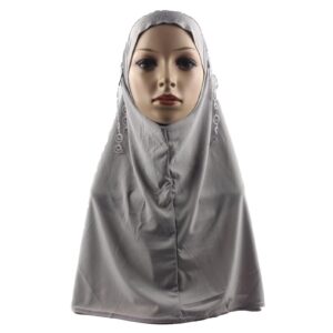 Modest Beauty Muslim Islamic Scarf Hijab for Women Girls Rhinestone Scarves Wrapped Soft Hijabs