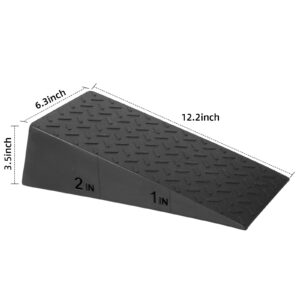 Folaps Squat Wedge Block for Heel Elevated Squat, Weightlifting Calf Stretcher Slant Board for Squat Improve Mobility Balance and Strength Performance