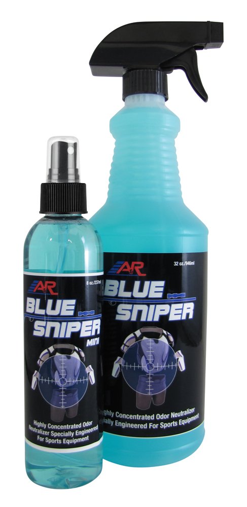 A&R Sports Sniper Mini Odor Neutralizing Spray, 8 oz., Blue