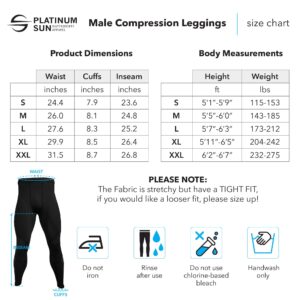 Men's Wetsuit Swim Compression Leggings | Dive Skins Surf Tights Water Sunprotection Pants | Quick dry Base layer Running Workout gym UPF 50+ (Black, M)