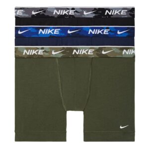 Men's Nike Everyday Stretch Boxer Briefs w/ Fly (X-Large, Cargo Khaki/Camo)