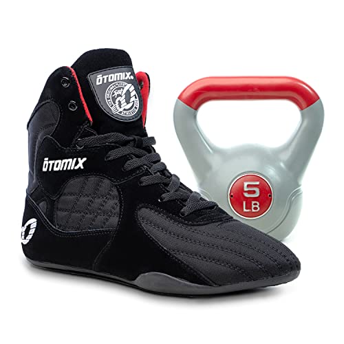 Otomix Men's Stingray Escape Bodybuilding Lifting MMA & Wrestling Shoes Black 10.5