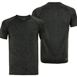 Reebok Men's Performance Ultimate Tee,Black Heather Small