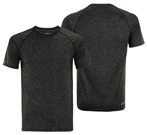 reebok men's performance ultimate tee,black heather small