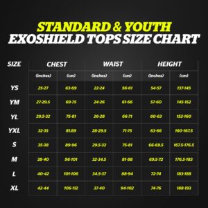 Storelli ExoShield Gladiator Goalkeeper Jersey, High-Impact Protection, Sweat-Wicking, Breathable Athletic Shirt for Soccer & Heavy-Duty Sports, Coral, Youth Large