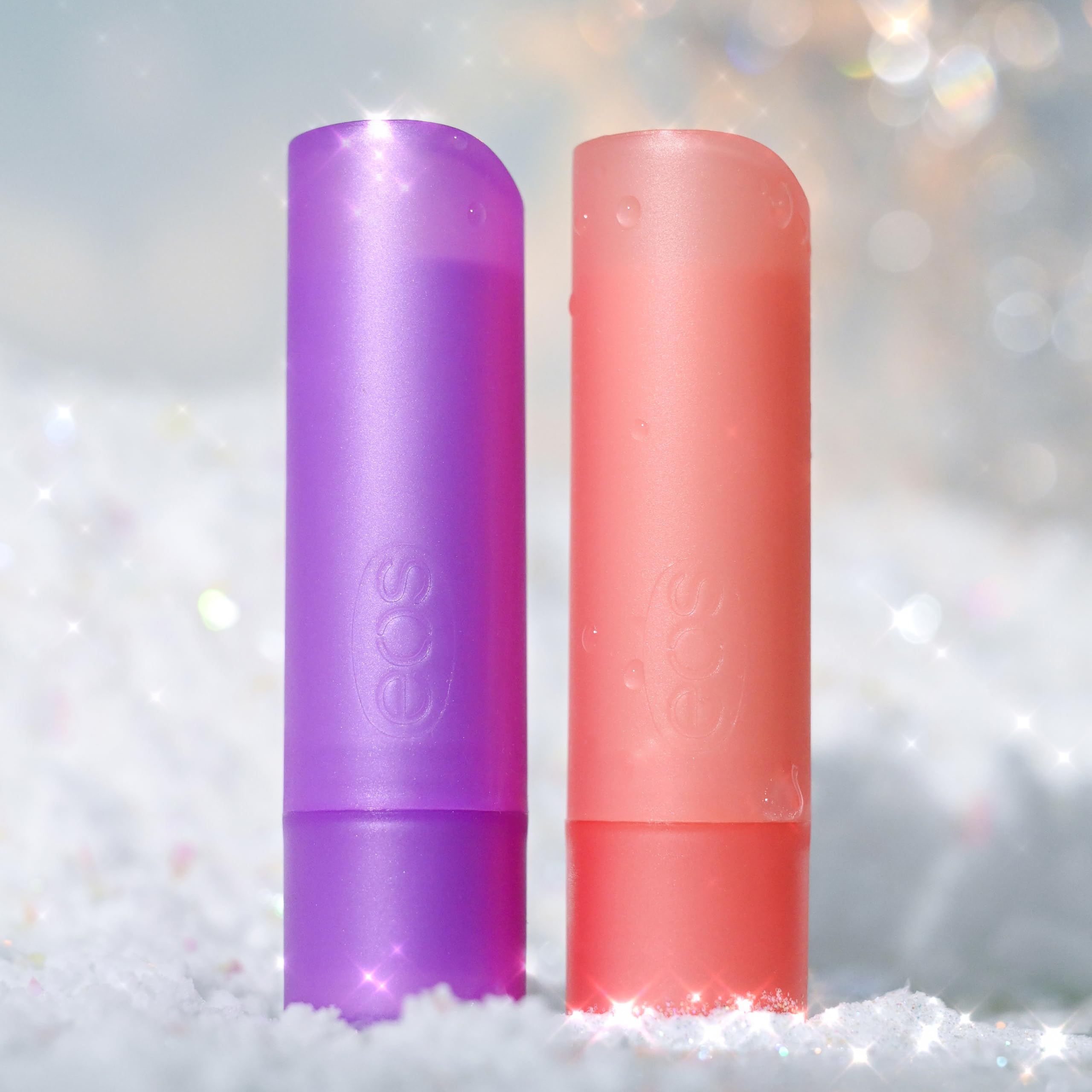 eos Holiday Lip Balm Gift- Cranberry Joy & Merry Berry, Stocking Stuffers, All-Day Moisture Lip Care, 0.14 oz, 2-Pack