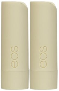 eos organic lip balm stick - vanilla bean - 2 pk