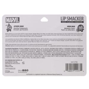 Lip Smacker Marvel, keychain, lip balm for kids - Spiderman & Captain America