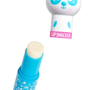 Lip Smacker Lippy Pals Panda Holiday, Flavored Moisturizing & Smoothing Soft Shine Lip Balm, Hydrating & Protecting Fun Tasty Flavors, Cruelty-Free & Vegan - Eggnog