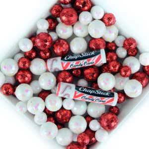 ChapStick Candy Cane Peppermint Lip Balm Tube, Candy Cane Lip Balm and Lip Moisturizer for Lip Care - 0.15 Oz