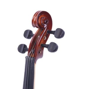 Ktaxon Violin 4/4 for Kids & Adults, Full Size Solid Wood Violin, Acoustic Fiddle with Portable Case and Accessories-Carefully Selected Solid Spruce Wood and Premium Ebony Fittings(Varnish)