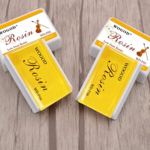 Rosin Violin Rosin Natural Rosin 4 Pack Low Dust Universal Rosin for Violin Viola and Cello (4 Pack Rosin)