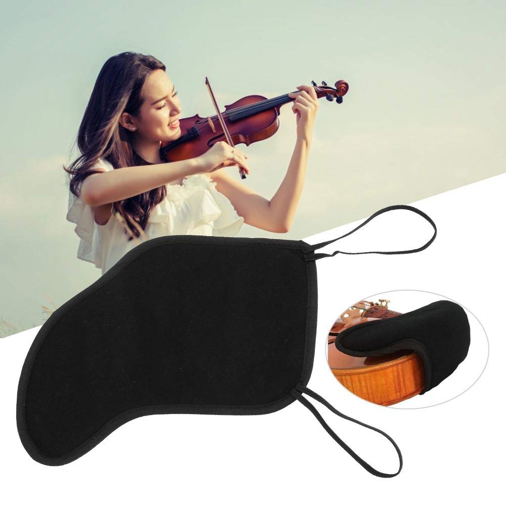 Violin Shoulder Rest Flannelette Pad Violin Chin Rest Pad Cover Protector for 3/4 4/4 Violin Accessories