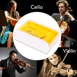 Rosin Violin Rosin Light Low Dust Rosin 2 Pack for Bows for Violin Viola and Cello