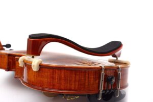 amzz adjustable solidwood violin shoulder rest with collapsible for 3/4 4/4 violin fiddle and 12" 13" viola (3/4 or 4/4 violin shoulder rest)