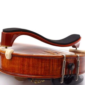 AMZZ Adjustable Solidwood Violin Shoulder Rest with Collapsible for 3/4 4/4 Violin Fiddle and 12" 13" Viola (3/4 or 4/4 Violin Shoulder Rest)