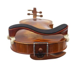 AMZZ Adjustable Solidwood Violin Shoulder Rest with Collapsible for 3/4 4/4 Violin Fiddle and 12" 13" Viola (3/4 or 4/4 Violin Shoulder Rest)