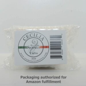 CECILIA 'Sanctus' Rosin for Viola, Rosin Specially Formulated Viola Rosin for Viola Bows with Included Rosin Spreader (Full Cake)